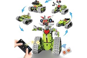 DIEBA 5-in-1 STEM Technik Roboter-Baukasten Bauspielzeug für Kinder, App & Fernsteuerung Programmierbares Roboticset Spielzeug, Geburtstag Weihnachten Kreatives Geschenk für Kinder ab 8-16+ (705 Stück)