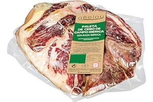 ‎ABEIOU aBeiou. Iberische Feldköderschulter. Ohne Knochen Vakuum. Iberischer Schinken. Reifezeit +28 Monate in Guijuelo Spanien. Hycer Garantiezertifikat. Gewicht 2-2,5 kg. Iberico cebo campo. Patanegra