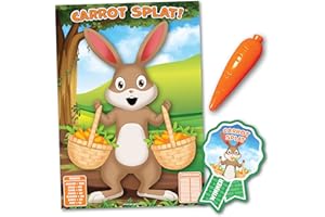 TAYLISE CARROT SPLAT – Fun Easter Party Game | Unlimited Player | Play with family, kids, school children over the Easter Holidays an ideal Easter Decoration or Accessories