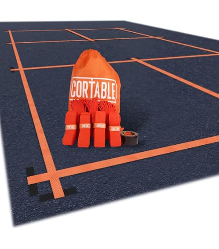 Kit Pickleball Aoneky 6,7x0,9m – Filet Solide Avec Poteaux Métal Et Sac De Transport, Pour Jardin, Plage Ou Intérieur