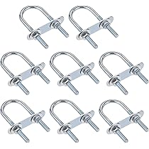 Uxcell Round U Bolts Set Of 2 40mm Inner Width 90mm Length M6
