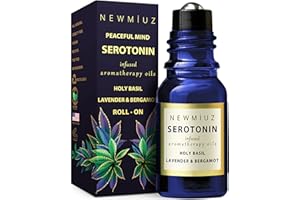 Kojąca rolka roll-on z mieszanką olejków eterycznych, antystresowa hulajnoga z lawendą, bergamotką i świętą bazylią – relaksujący prezent dla kobiet, idealny jako mała niespodzianka NEW MIUZ