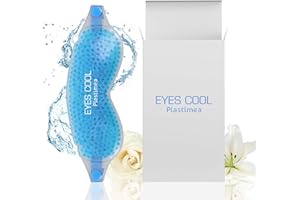 ‎PLASTIMEA Kühlende Augenmaske EYES COOLⓇ 2in1 Premium Gel-Maske Kälte & Wärmetherapie Wellnessmaske Kühlmaske Gesichtsmaske Kühlbrille gegen Augenringe Tränensäcke & Migräne Anregung Durchblutung & Entspannung