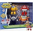 Super Wings Transforming x4 Transforming Toy Planes and Robot Figures Toy for Children Aged 3+ - Transforming Robots from Season 5 of the Cartoon Series 12 cm