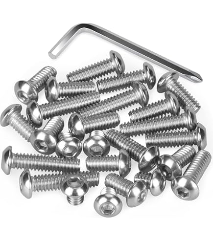 sourcing map M1,4 x 12 mm Edelstahl Hex Socket Head Cap Schraube 0,3 mm Pitch 100 de