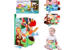 Venditer Jouet Sensoriels Bébé 0-18 Mois, Jeux Eveil avec Miroir, Jouets Educatif Montessori Bébé, Livre Tissu Bébé Eveil 0 3 6 Mois Enfant