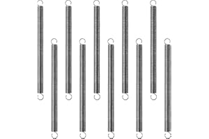 GUNGY Molle a Trazione 25mm Molla di Trazione Doppio Gancio in Acciaio Inossidabile Diametro Filo 0,2 mm Diametro Esterno 2mm Tiro 0,07kg 10 Pezzi