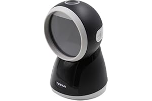 TEEMI Handsfree 1D 2D Barcode Scanner, Omnidirectional QR Code Scanning USB Wired Imager for PC POS Mac OS, Read Screen Codes and Moving Barcodes, 200 Frames per Second Speed, Model TMSL-70
