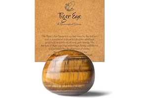 XIANNVXI Polie Cristal Oeil Tigre Pierre Cristal Oeil de Tigre Pierre de Cristal de Guérison Naturelle Pierre de Cristal Pierres Précieuses Cristaux