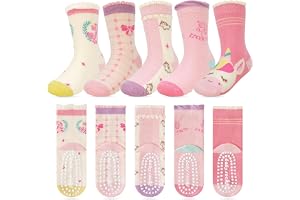 Kyopp 10/5 par skarpetek dla dzieci, dziewcząt i chłopców, śmieszne skarpetki, zabawne zwierzęta, bawełniane, skarpety Crew Socks na zimę/lato