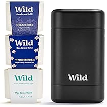 Wild Natural Refillable Deodorant Starter Kit - Limited Edition With