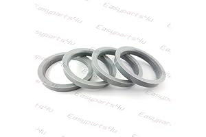 LITMEGA 4 x Set anelli di centraggio per cerchi 68,1 mm su 56,1 mm cerchioni in alluminio