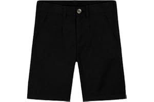 CityComfort Bermuda Chino Pantaloni Corti Bimbo con Fronte 2 Tasche, Vita Elasticizzata Morbidi E Comodi Pantaloncini Estivi