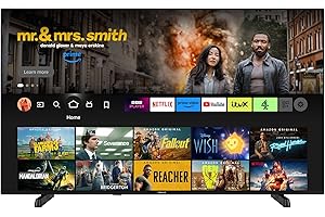 Finlux MU24F 55 inch, 4K HDR Fire TV, Freeview Play, Netflix, YouTube, Prime Video, Disney+, Now TV, TNT Sports, Alexa, Dolby Atmos, Dolby Vision, DTS Virtual X, DTS HD, Motion Flow, Micro Dimming