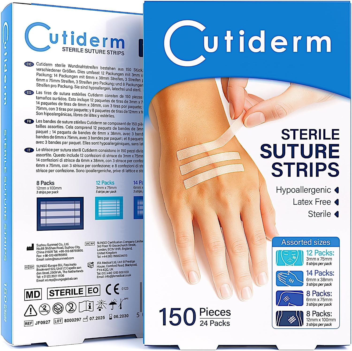 Avis d'Expert & Test Approfondi : Cutiderm Sterile Skin Wound Closure Suture St (Sélection)
