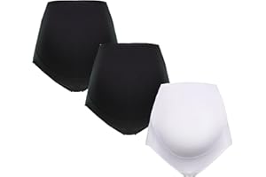 Herzmutter Culotte de Grossesse - sous-vêtements maternité - Culotte maternité Femme - Slip pour Femmes Enceintes - Coton Extensible - 5100