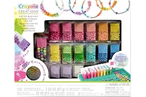 CRAYOLA Creations - Taller de abalorios, crea joyas de abalorios, actividad creativa e idea de regalo para niñas a partir de 8 años, 04-2963