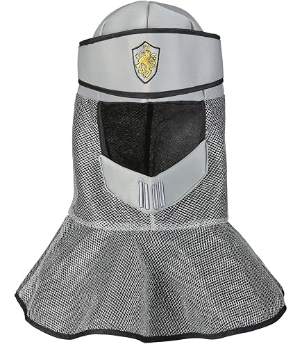 Casco Medieval De Caballero Plateado – Talla Única Para Disfraces De Época Y Fiestas