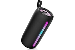 ORAOLO Altavoz Bluetooth Portatil 5.4, Altavoz Bluetooth Potente 24W, Doble Graves Speaker, 30H Reproducción, IPX7 Impermeable Altavoces, RGB Luces, Soporte AUX/TF Card, Adecuado Para Exteriores/Fiestas