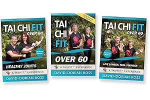Bundle: 3-DVD set Tai Chi Fit Over 60 by David-Dorian Ross (YMAA) Gentle Exercise for Beginners DVD, Healthy Joints DVD, Live Longer and Feel Younger DVD for Balance, Health and Longevity