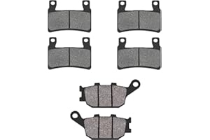 OuYi Las pastillas de freno delanteras y traseras de motocicleta son compatibles con HONDA CBR600 CBR 600 F1 F2 F3 F4 F4i F5 F6 deporte 1999-2007 CB 400 2004-2005 CB 1300 Superfour 2005-2009