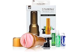 Fleshlight - Pack Stamina Training Unit - Masturbador Masculino Experiencia Real - Intensifica Sensaciones – Con Lubricante a Base de Agua – Incluye Limpiador Antibacteriano y Polvos Renovadores