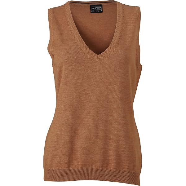Damen Baumwoll-Pullunder – Leichter Strickpulli Mit V-Ausschnitt In Anthracite