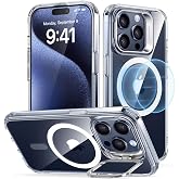 ESR iPhone 15 Pro Kılıf, MagSafe ile Uyumlu, Askeri Sınıf Koruyucu Kılıf, Dahili Stash Stand Telefon Kılıfı, &Ccedil;izilmeye Dayanı