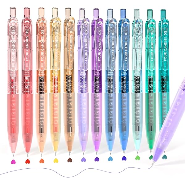 Penne Gel Colorate Legami 6er-Set Gelstifte In Pastellfarben - Spring ...