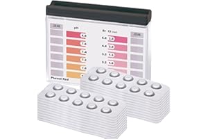 POWERHAUS24 Wassertester für Chlor und pH Wert mit 200 Reagenztabletten je 100 x Chlor DPD1 und 100 x pH Phenol Red