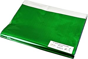 PACK-IN CENTER SRL Buste regalo METAL TINTA UNITA, con Striscia Adesiva, Colori Assortiti, Dimensione cm 35x47,5+4 - Pezzi 50