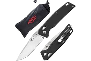 Ganzo Firebird FB7601-BK Nóż Składany Stal Nierdzewna 440C Uchwyt G10 Na Kemping Wędkarstwo Polowanie lub Codzienne Prace Domowe (Czarny)