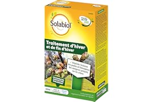SOLABIOL Traitement D'Hiver & De Fin D'Hiver - 500ml - Traitement Préventif - Elimine Œufs & Larves - Jusqu'à 25L De Solution SOHIV500N