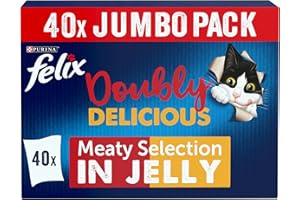 FELIX Doubly Delicious Countryside Selection in Jelly Wet Cat Food 40x85g
