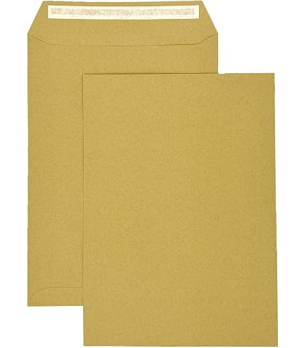 Buste Gialle Posta 18x24 Cm – Pacco Da 500 Con Lembo Gommato E Taglio A Punta