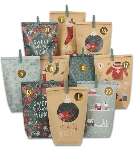 Rayher - Adventskalender - Papier Maché - FSC Recycled 100% - Huis