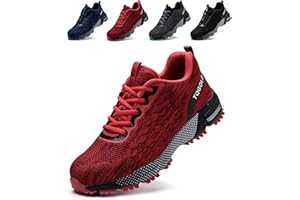 TQGOLD Scarpe Antinfortunistiche Uomo Leggere Comodo Donna Scarpe da Lavoro con Punta in Acciaio Ammortizzazione Traspiranti Antiscivolo Scarpe Protettive Industriali