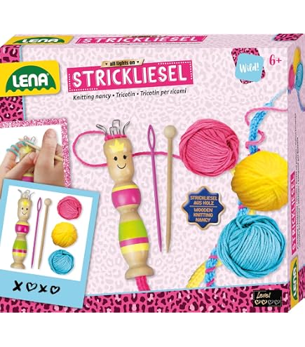 KnorrPrandell Strickliesel – 30 X 100 Mm, Aus Naturholz, Mit Euroloch-Verpackung