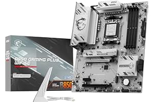MSI B850 Gaming Plus WIFI6E Carte mère ATX - pour processeurs AMD Ryzen 9000/8000 / 7000, AM5 - DDR5 Memory Boost (8200+ MT/s OC), PCIe 4.0 x16, M.2 Gen5, Wi-FI 6E, 2,5G LAN