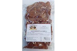 DRYFRUIT L'AGRESTE - GINGER (ZENZERO) A PEZZI DISIDRATATO CON CANNELLA Confezione da 1 Kg sottovuoto