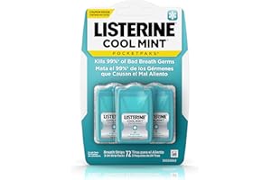 Listerine Pocket Paks Cool Mint 72's