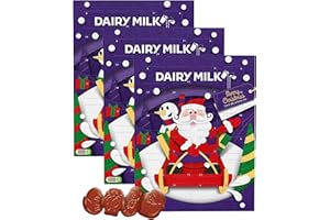 TOPLINE Christmas Milk Chocolate Advent Calendar 2025 - Pack of 3 x 90g Dairy Milk 24 Days Christmas Countdown Calendars. Great Chocolate Gifts for Kids