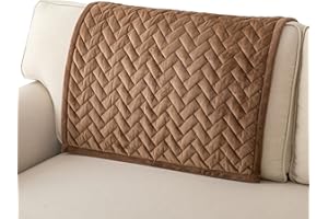 ‎EISMODRA Eismodra Sofa Überzug,Sofabezug 3 Sitzer,Anti-Rutsch-Couch Überzug für L Form Sofaschoner Chaiselongue Ecksofa 2 Sitzer Schonbezüge Wohnzimmer Sessel Hunde Haustiere,Braun,90x90cm(nur 1 Stück)