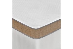 BedStory Topper 160 x 200 cm, 7,6 cm, Espuma de Gel, colchón de dureza H2+H3 2 en 1, Espuma fría, colchón, ortopédico para colchones, Cama con somier, sofá Cama, con Funda extraíble