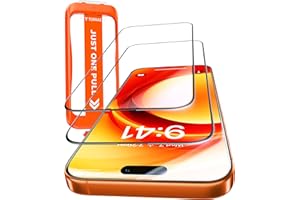 TORRAS Precision-Fit for iPhone 17 Pro Screen Protector[12FT Military Grade Shatterproof]UNBREAK TOP 9H+ Glass Screen Protector for iPhone 17 Pro Tempered Glass,Longest Durable,OneStep Install,2 Pack