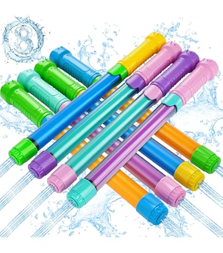 LIWI-6 Pièces Pistolets à Eau Petits Fusils à Eau Jouets de Pistolets à