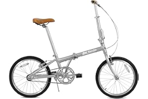 FabricBike Folding - Bici Pieghevole, Bicicletta Pieghevole 20', telaio in alluminio, Regolabile in Altezza, Facile da Trasportare.
