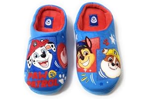 Requeteguay Urban RU Zapatillas Patrulla Canina de Estar por Casa | Zapatillas Paw Patrol Pantuflas Patrulla Canina para Niños | Slippers Patrulla Canina Suela Dura Antideslizante