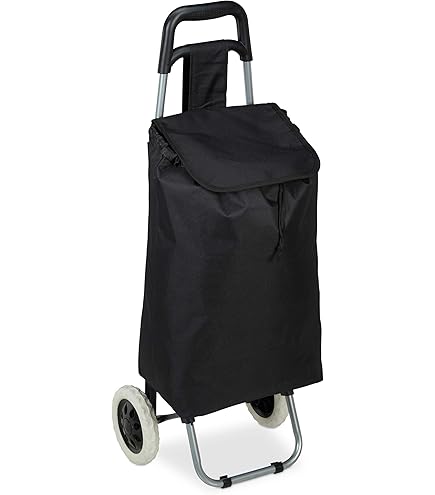 Hoppa Fully Insulated Lightweight 2024 Model 2 Wheeled Large 42Litre Capacity Shopping Trolley Bag 95cm, 2.1kg With Shoulder Strap