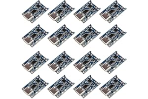 VISSQH 20 pcs Type-C USB 18650 lithium battery charger module, 5V 1A 18650 charge module Type-C USB Interface Input Charge Module with double protection function